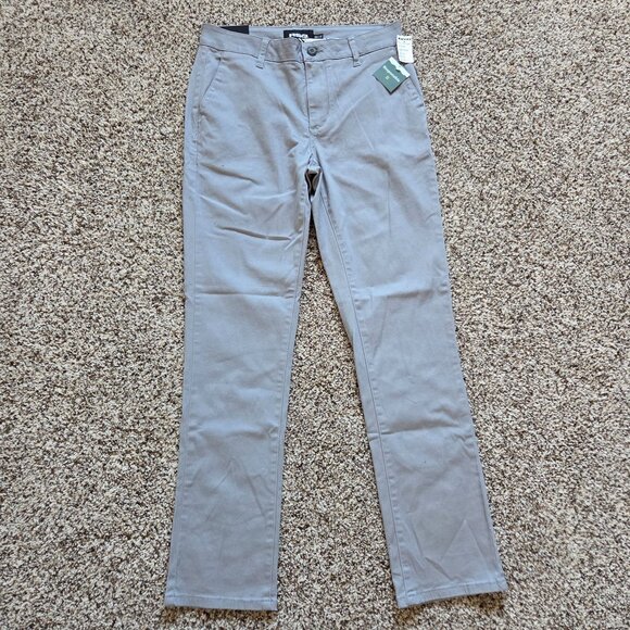 RSQ Slim Straight Chino Pants Mens Size: 29x32 Gray Casual Skate Streetwear NWT - Picture 1 of 7